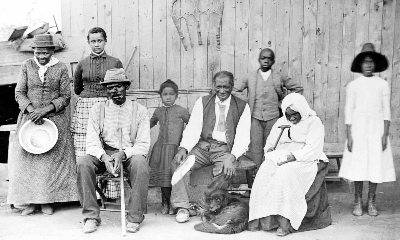 Harriet Tubman with Rescued Slaves, c. 1885